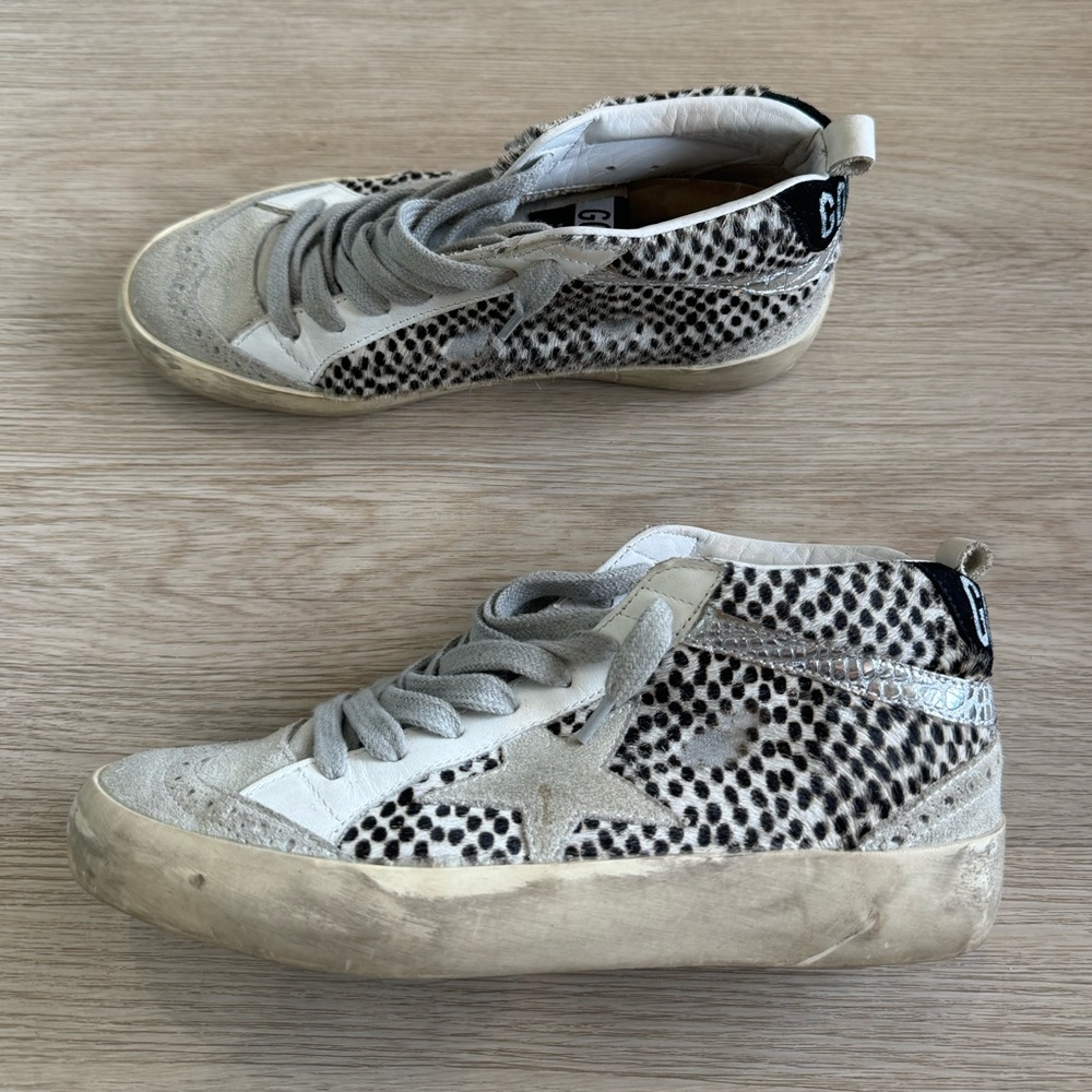 Midstar genuine calf hair sneaker